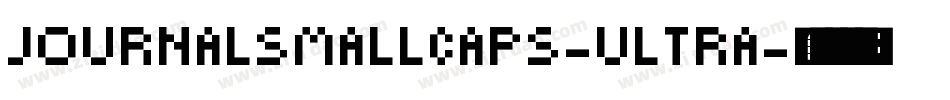 JournalSmallcaps-Ultra字体转换