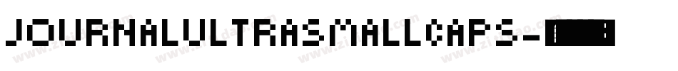 JournalUltraSmallcaps字体转换