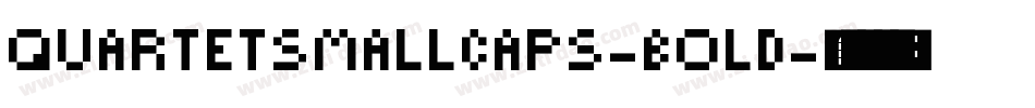 QuartetSmallcaps-Bold字体转换