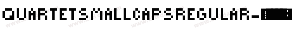 QuartetSmallcapsRegular字体转换