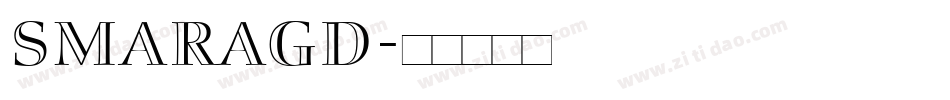 Smaragd字体转换