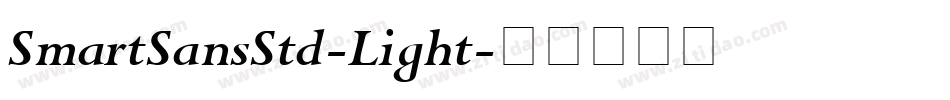 SmartSansStd-Light字体转换