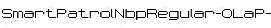 SmartPatrolNbpRegular-0LaP字体转换