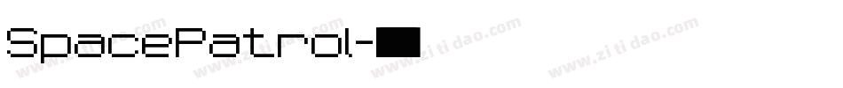 SpacePatrol字体转换