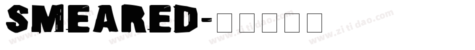 Smeared字体转换
