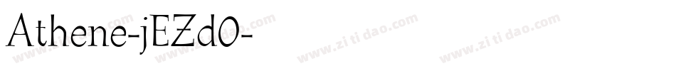 Athene-jEZd0字体转换