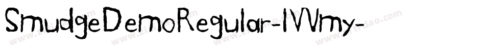 SmudgeDemoRegular-lWmy字体转换
