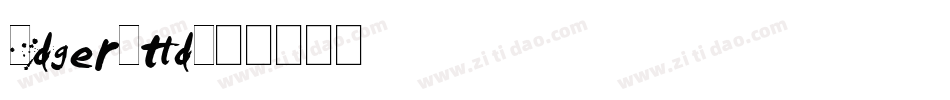 SmudgerStd字体转换