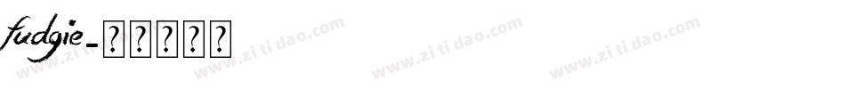 Fudgie字体转换