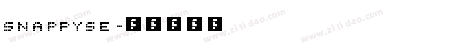 SNAPPYSE字体转换
