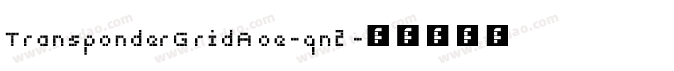 TransponderGridAoe-qn2字体转换