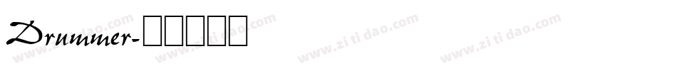 Drummer字体转换