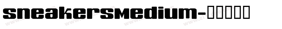 SneakersMedium字体转换