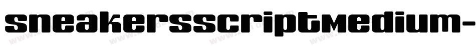 SneakersScriptMedium字体转换