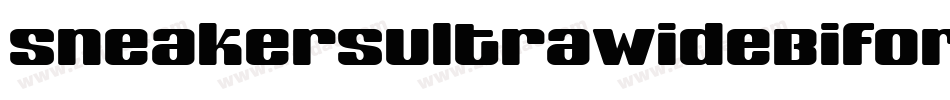 SneakersUltraWideBiform字体转换