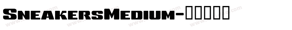 SneakersMedium字体转换