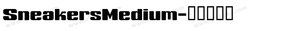 SneakersMedium字体转换