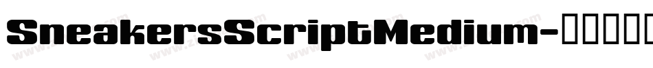SneakersScriptMedium字体转换
