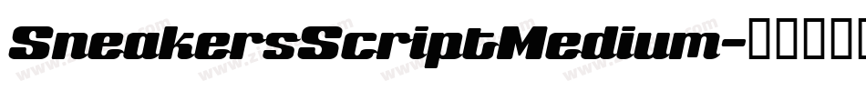 SneakersScriptMedium字体转换