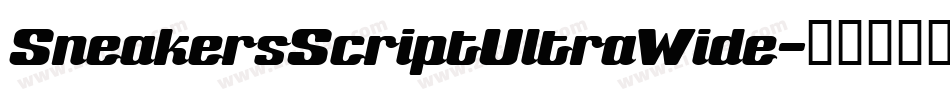 SneakersScriptUltraWide字体转换