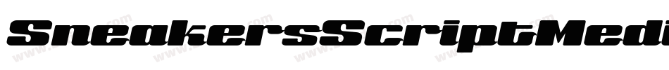 SneakersScriptMedium字体转换