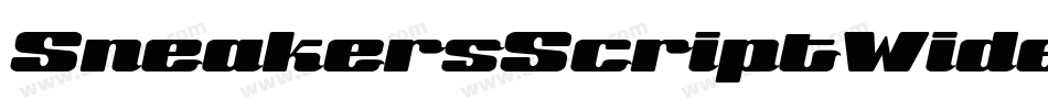 SneakersScriptWide字体转换