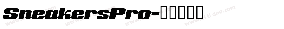 SneakersPro字体转换