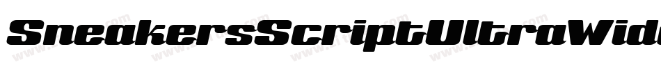 SneakersScriptUltraWide字体转换