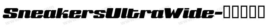 SneakersUltraWide字体转换