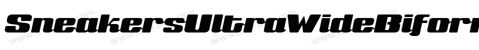 SneakersUltraWideBiform字体转换