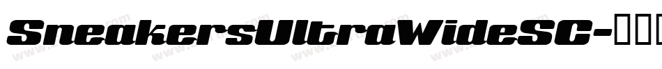 SneakersUltraWideSC字体转换