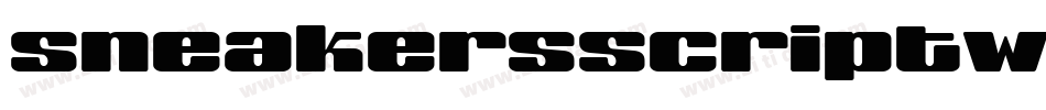SneakersScriptWide字体转换