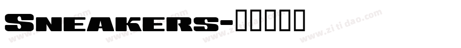 Sneakers字体转换