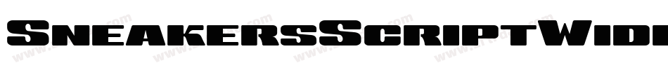 SneakersScriptWide字体转换