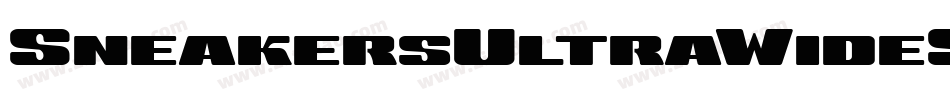 SneakersUltraWideSC字体转换