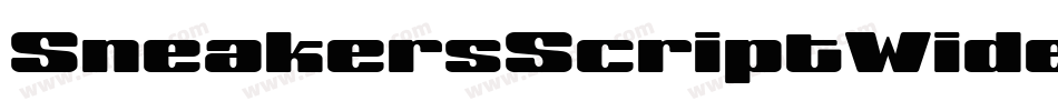 SneakersScriptWide字体转换