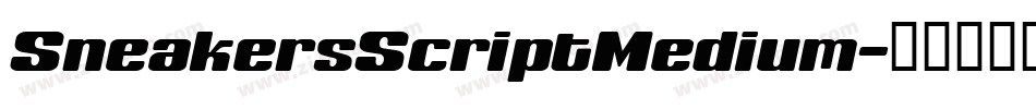 SneakersScriptMedium字体转换