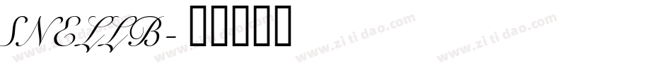 SNELLB字体转换
