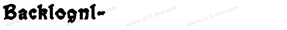 Backlognl字体转换