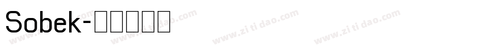 Sobek字体转换