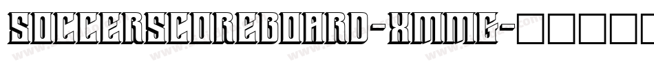 SoccerScoreboard-XmMg字体转换