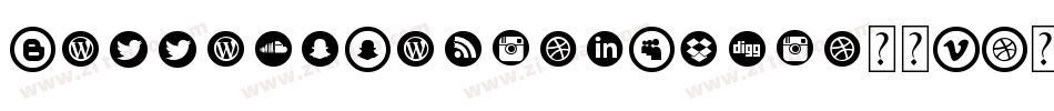 BottonsSocialMedia-4VA9字体转换