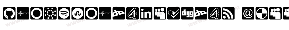 IconsSocialMedia4-8EMM字体转换 IconsSocialMedia4-8EMM字体转换