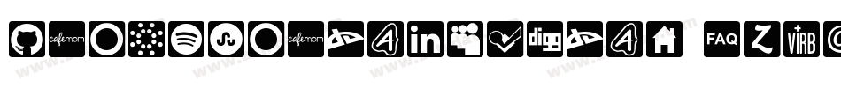 IconsSocialMedia5-2zV8字体转换