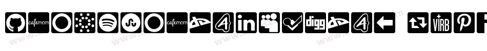 IconsSocialMedia6-RVp3字体转换