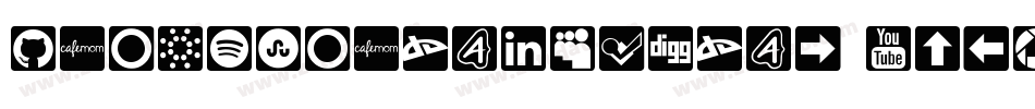 IconsSocialMedia7-Y96O字体转换