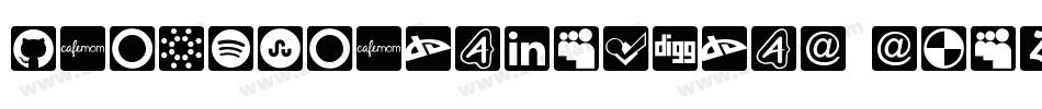 IconsSocialMedia8-8EMz字体转换