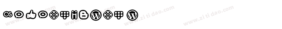 IconsSocialMedia11-2z2d字体转换