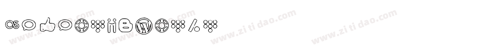 IconsSocialMedia3-Y9xa字体转换