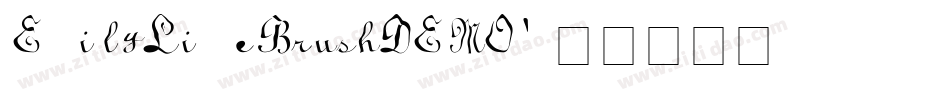 EmilyLimeBrushDEMO字体转换